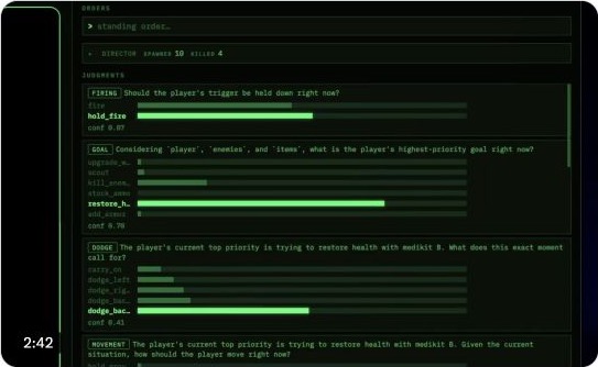 Video frame from the original post: Real-time Doom demo powered by Jev
